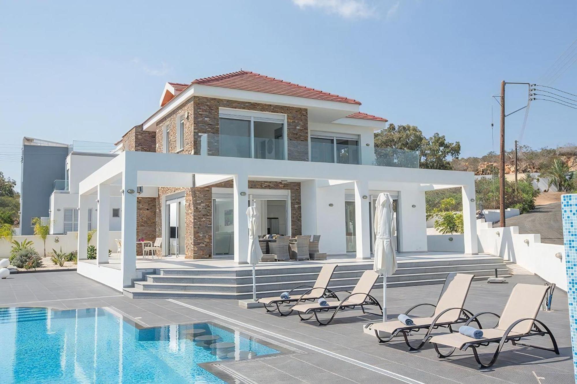 Villa Protara Chrysos - Beautiful 5 Bedroom Protaras Villa - Walking Distance To Fig Tree Bay Esterno foto